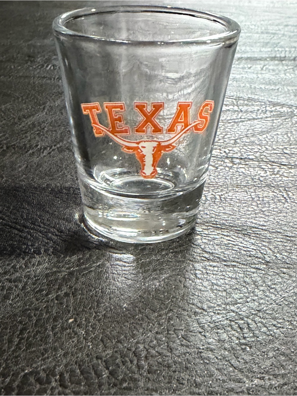Texas longhorns Orange Shot Glass – Team Logo Glassware